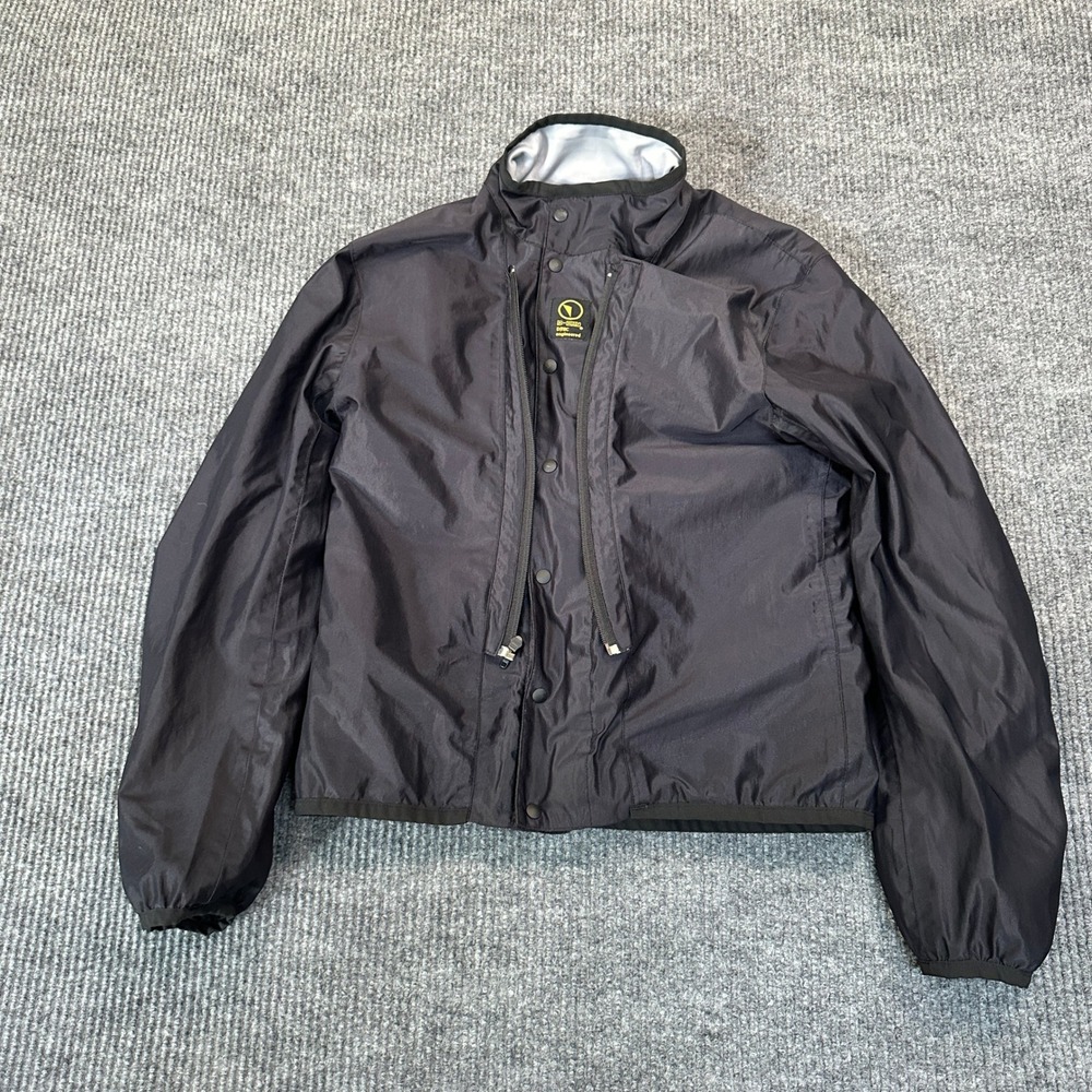Dainese Mens D-Core Engineered Windbreaker Jacket 46 Black Technical Shell